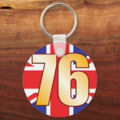 76 UK Gold Schlüsselanhänger (Vorderseite)