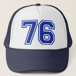 76 - Zahl Truckerkappe