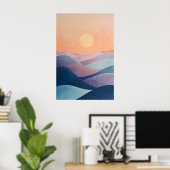 774 Abstrakt Poster (Heimbüro)