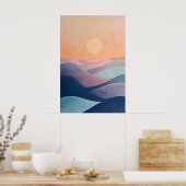 774 Abstrakt Poster (Küche)