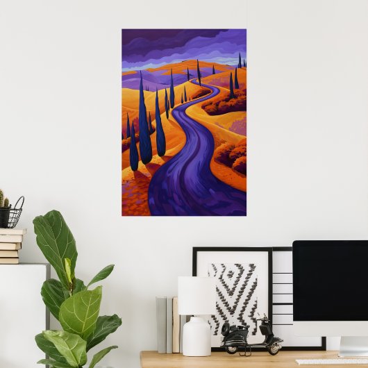 775 Abstrakt Poster (Heimbüro)