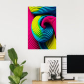 776 Abstrakt Poster (Heimbüro)