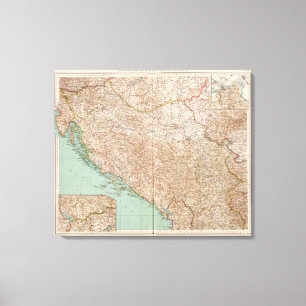 7778 Jugoslawien Leinwanddruck