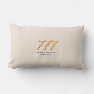 777 Angel Number Pillow Lendenkissen