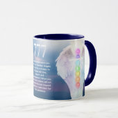 777 Angel Numbers Chakra Angels Wings Tasse (VorderseiteRechts)