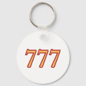 777 Engelszahl Glück Schlüsselanhänger (Vorderseite)
