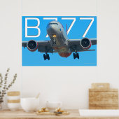 777 FLUGGESELLSCHAFT POSTER (Küche)