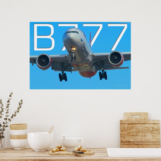 777 FLUGGESELLSCHAFT POSTER (Küche)