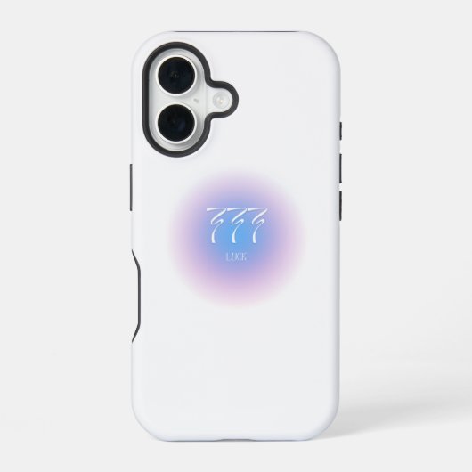 777 Glück iPhone 16 Hülle (Rückseite)