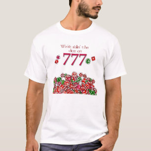 777 Lucky Rollin das Würfel-Shirt für Ihre Special T-Shirt