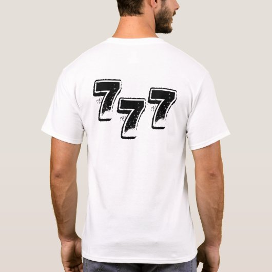 777 Number T - Shirt (Rückseite)