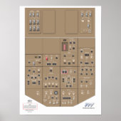 777 Overhead-Panel-Poster Poster (Vorne)