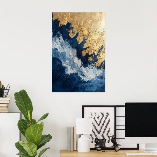 778 Abstrakt Poster (Heimbüro)