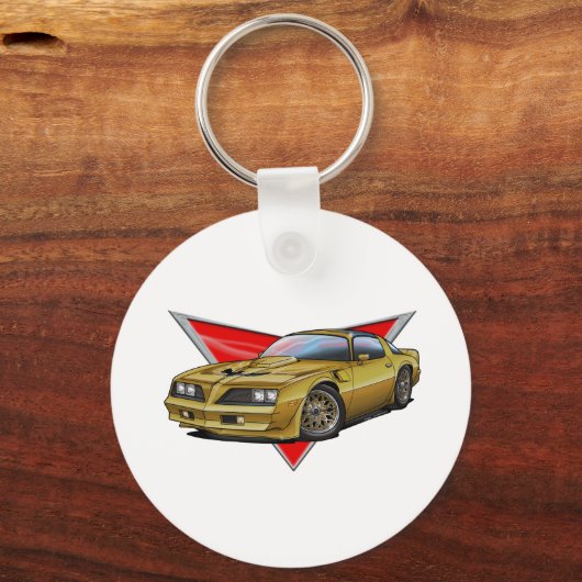 77-78 Gold Firebird Schlüsselanhänger (Vorderseite)