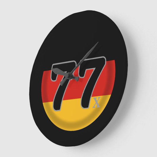 77 Deutschland Generation X Große Wanduhr (Winkel)