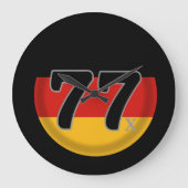 77 Deutschland Generation X Große Wanduhr (Vorderseite)