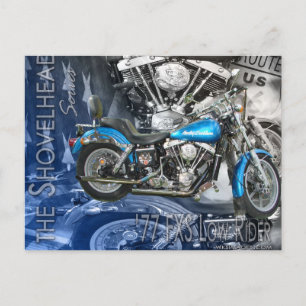 77 FXS Unterer-the-Shovelhead-Serie Postkarte