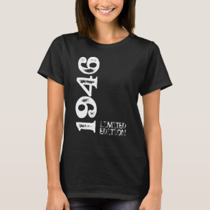 77. Geburtstag 77 Jahre Mann Frau Retro Vintag 194 T-Shirt