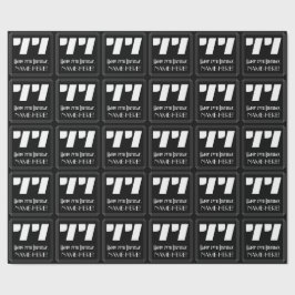 77. Geburtstag: Art Deco Inspiriert Look "77" & Na Geschenkpapier