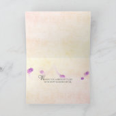 77. Geburtstag Rosa Orchideen im Fenster Karte (Innenseite)