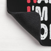 77. Geburtstag So glücklich bin ich 77 Heute lusti Mousepad (Ecke)