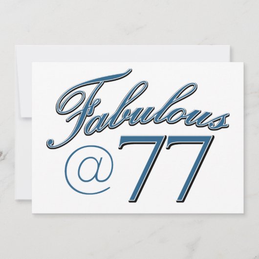 77. Geburtstagsdesigns (Vorderseite)