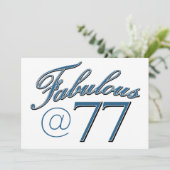 77. Geburtstagsdesigns (Stehend Vorderseite)