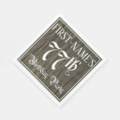 77. Geburtstagsparty - Extravagantes Drehbuch, Imi Serviette (Ecke)