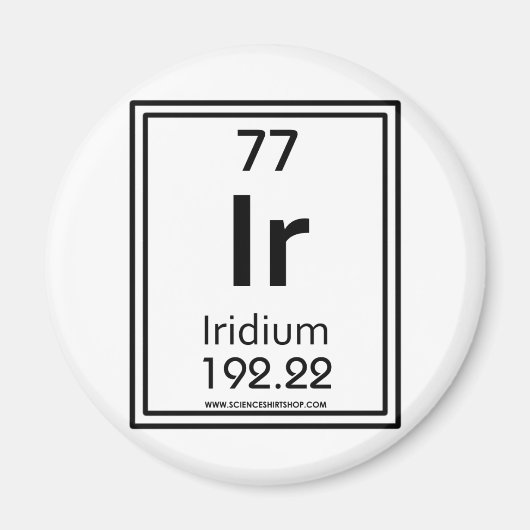 77 Iridium Magnet (Vorne)