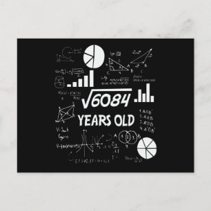 77 Jahre alte Bday-Mathe-Lehrerin 77. Geburtstagsg Postkarte