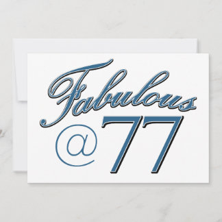 77 Jahre alte Geburtstagsdesigns