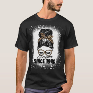 77 Jahre Phantastisch seit 1946 Leopard 77. Geburt T-Shirt
