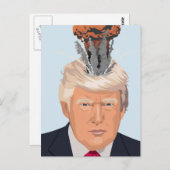 77 Minuten Brain Furz Postkarte (Vorne/Hinten)