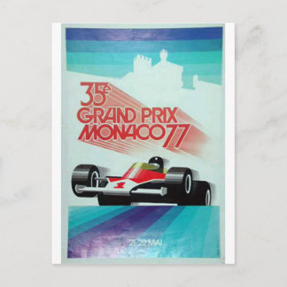 77 Monoco-Grand-Prix Postkarte