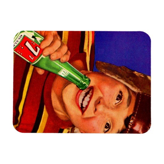 "77 Soda ad" der 1950er Magnet (Horizontal)