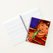 "77 Soda ad" der 1950er Notizblock (Innenseite)