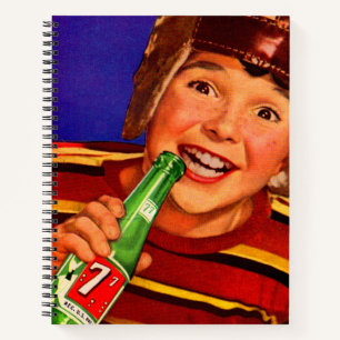 "77 Soda ad" der 1950er Notizblock