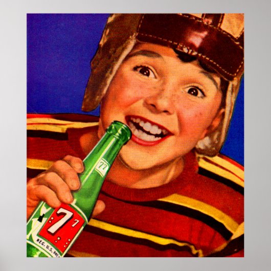 "77 Soda ad" der 1950er Poster (Vorne)