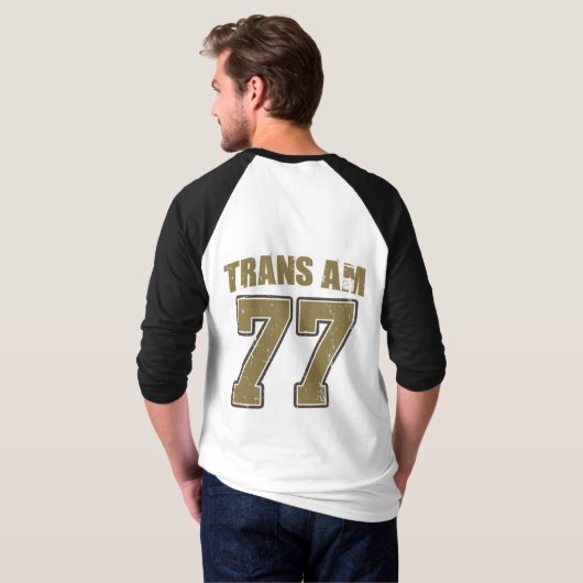 77 Trans AM Jersey T-Shirt (Schwarz voll)