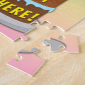 77th Birthday: Fun Cake and Candles + Custom Name Puzzle (Seite)