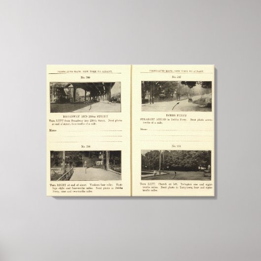 78689 Broadway & 230 th St Dobbs Ferry Leinwanddruck (Vorderseite)