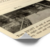 78689 Broadway & 230th St Dobbs Ferry Poster (Ecke)