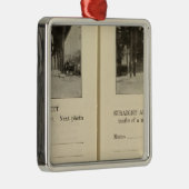 78689 Broadway u. 230. Fähre St. Dobbs Silbernes Ornament (Rechts)