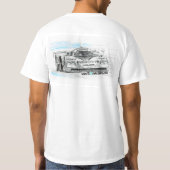 787B Le Mans Auto T-Shirt (Rückseite)
