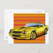 78-81 Camaro Postkarte (Vorne/Hinten)