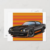 78-81 Camaro Postkarte (Vorne/Hinten)
