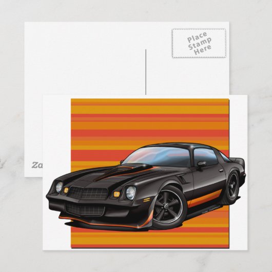 78-81 Camaro Postkarte (Vorne/Hinten)