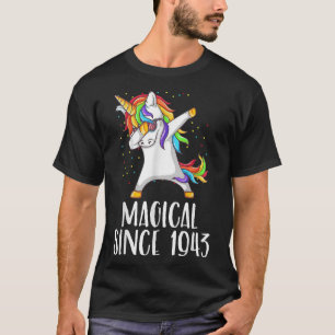 78. Geburtstag, Einhorndab, Magisch seit 1943 T-Shirt