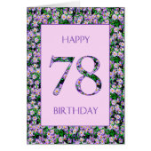 78. Geburtstag Lila Daisies (Vorne)