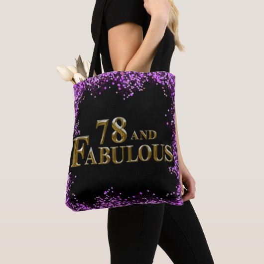 78. Geburtstag Tasche (Von Nahem)